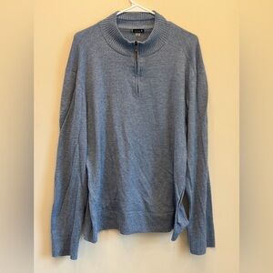 smartwool 1/4 zip Mens sweater, size 2Xl